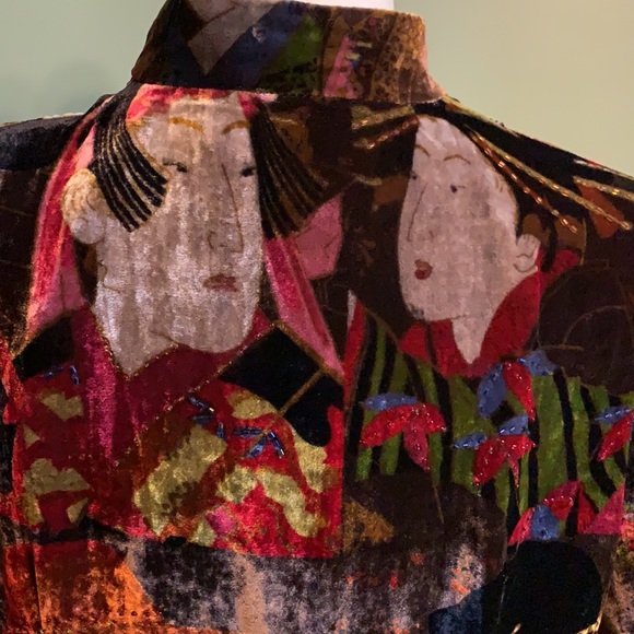 Neiman Marcus Japanese Velour Jacket Women's M - Picture 5 of 10